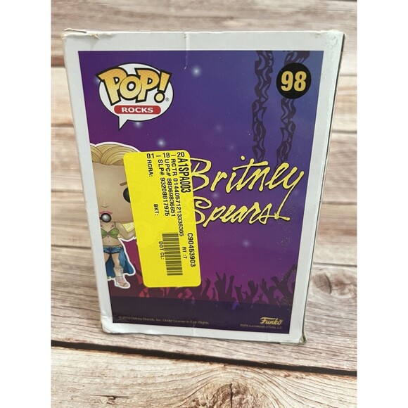 Funko Pop Rocks BRITNEY SPEARS Slave 4 U Vinyl Figure 98 - Picture 7 of 9